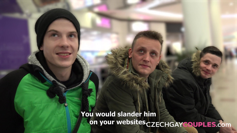 Czech Gay Couples: Czeska para gejów 7 dziwki centrum handlowego - Straight Bro Rips His...