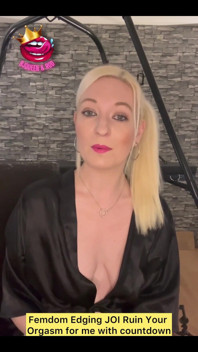 Femdom Edging JOI Ruin Your Orgasm for Me with Countdown.