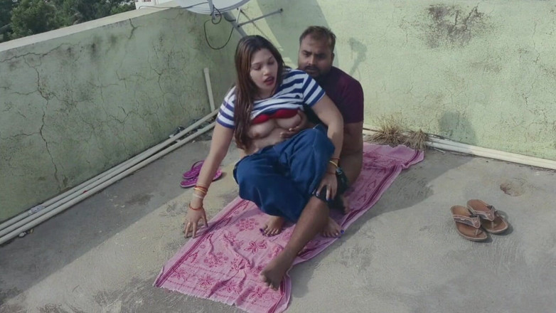 Sona bhabhi: First Time I Fuck My Step Stepsister on the Roof...