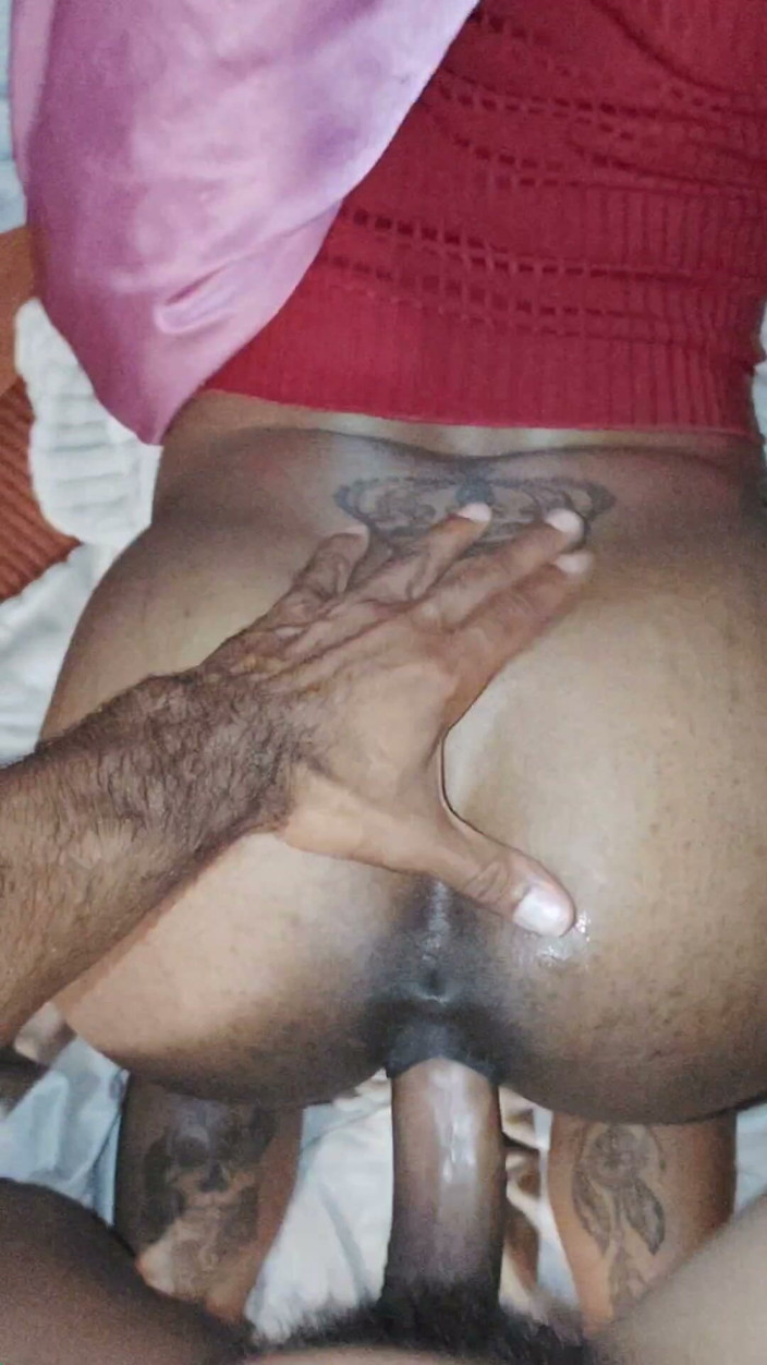 Kimora Creams: Big Dick Trans Fucks Stepsis Doggystyle Creampie