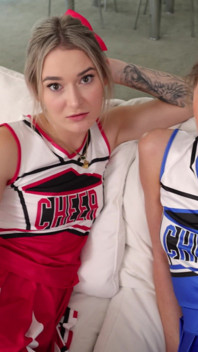 Cheerleader Step Sis and BFF Need Extra Practice - Addison Vodka Thea Summers