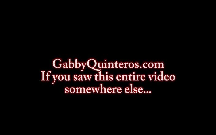 Gabby quinteros: 보지를 청소하는 Gabby Quinteros!!