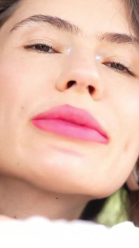 Naughty girl pink lipstick marks