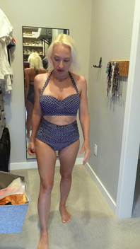 Watch While I Try on Bikinis Bras and Panties - Fashion Fetish E28 - MILF Stella