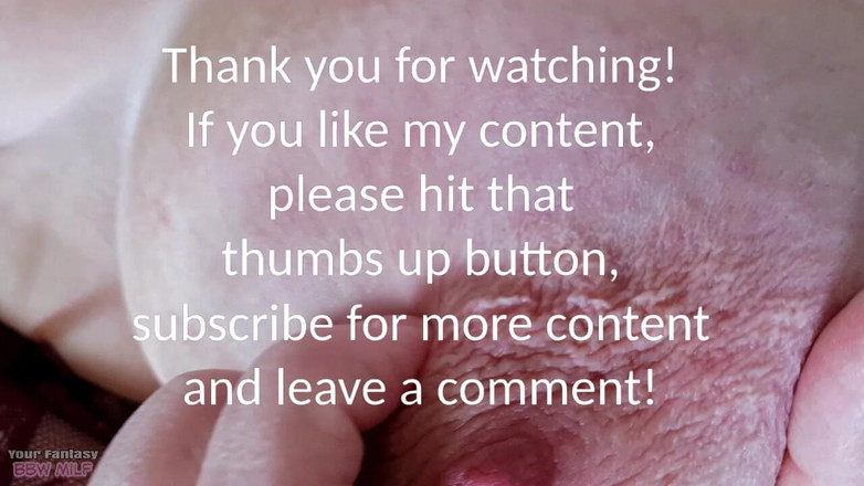 BBW_Wife: Lace Lingerie Big Boobs and Hairy Pussy - Watch Me Play...