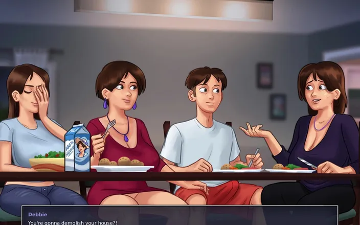 TheCummerBay: Let's Play - Summertime Saga, Pranks Under the Table