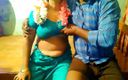 Priyanka priya: Tamilische jasminblumen-tante drückt große möpse