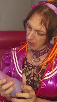 Jasmine Dlight Deepthroats Her Own Cock