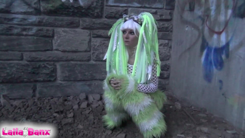 Laila Banx: Cyber goth garce méchante utilisée