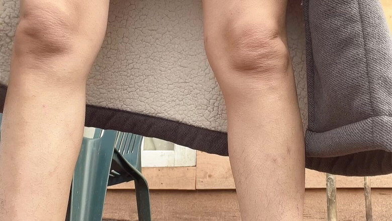sweethanajapanese: hana sexy spaziergang vom schlafzimmer zum garten, lass sie überschwemmen