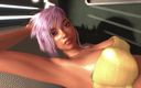 Game of Lust 3D: Big Boobed 3D Punk Babe Dreaming of Muscled Cock Fuck in...