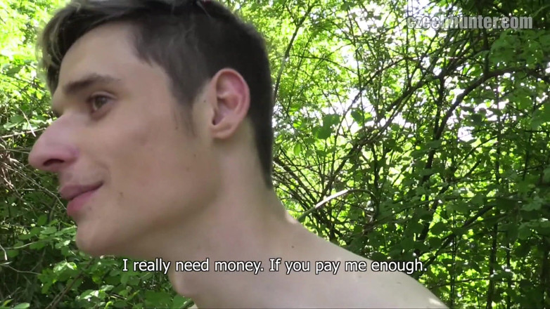 Czech Hunter: Czech Hunter - Podlewanie oczu i mounth wokół kutasa POV