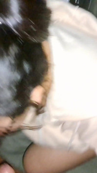 Hot Latina Wife in White Socks Eats Neighbor's Cum