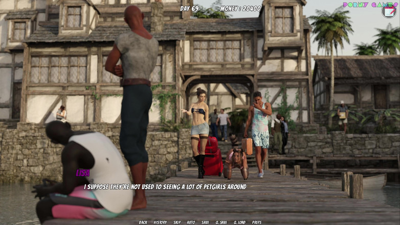 Porny Games: Lisa investigación total! por Dragofinder Studio - pervertida hermana en la...