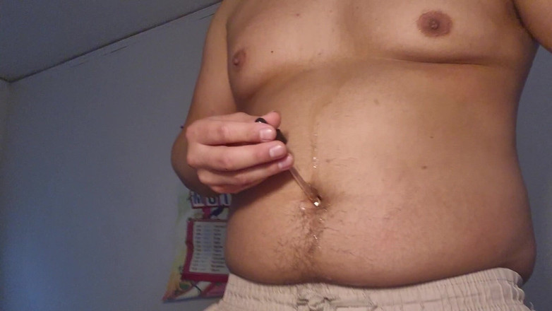 NakyJoss: Odbijanie i pocieranie mojego jelita olejem