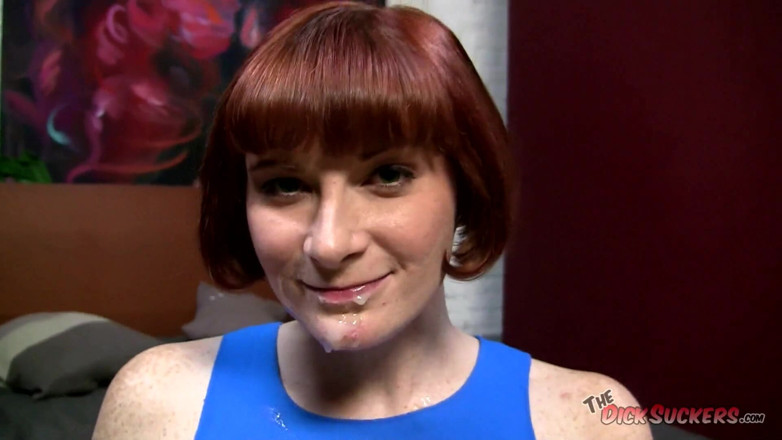 The Dick Suckers: Alison Wyte imbir piegi na twarz!