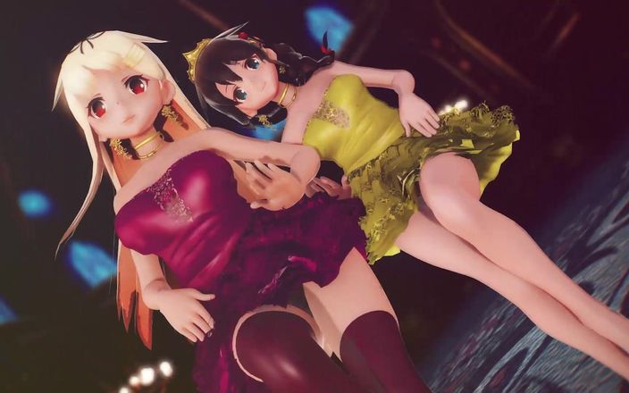 Mmd anime girls: Mmd R-18 Anime Girls Sexy Dancing Clip 263