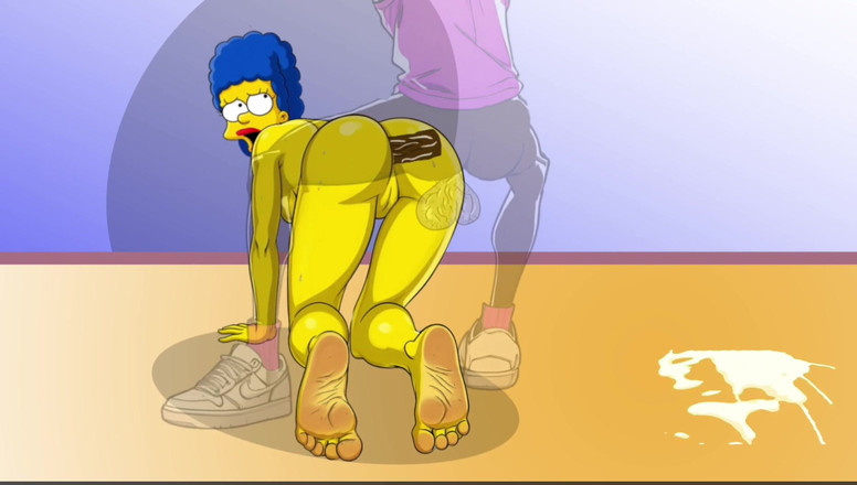 Octopussy Lovers Club: Żona zdradza męża z trenerem fitness. Karykatura. Parodia Simpsonów