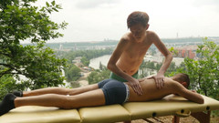 Cruising Porn: Elijah Young, Will Sims - miluje hlubokou gay masáž a šukání