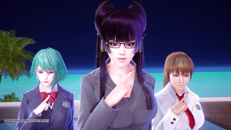 3D-Hentai Games: 2 penari striptis seksi phut hon marie rose tamaki misaki...