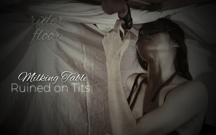 Riders on the Floor: Milking Table Ruined on Tits