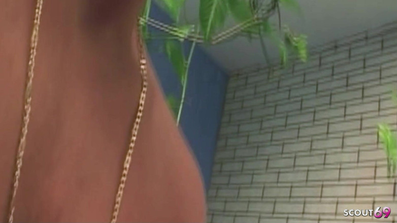 Shemale TS Collection: Transsexuală excitată cu țâțe mari futută în curul ei strâmt la prima...