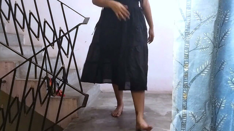 Fantacycutting: Estudiante india Epney vino a la casa del maestro y...