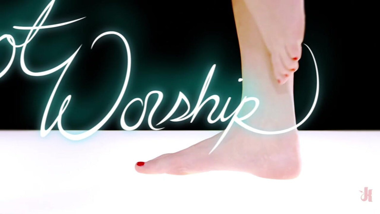 Foot Worship by Kink: Mia Li - горячая лесбийская ножная игрушка Gia Dimarco