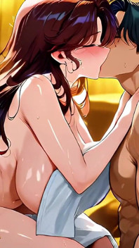 Cheating Wife Gets Creampied Hard by Cock Young Neighbor in Private Sauna Session - Ai Animation
