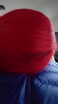 Wielkie cycki Azjatka Amerykańska Sissy Tranny Pułapka jebana przez jej tatusia dom na parkingu