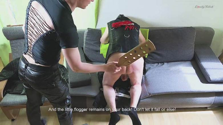 Lovely Male Fetish: Medical examination and paddling for Olev