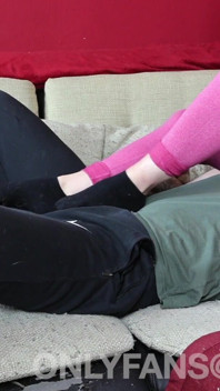 Young Amateur Wife Ballbusting and Facesitting in Socks