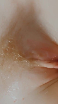 Cuming on My Hairy Petite Pussy