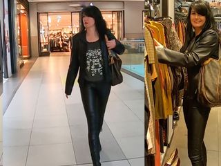 Alexandra Wett: Leather Slut Fucks in the Middle of the Department Store....