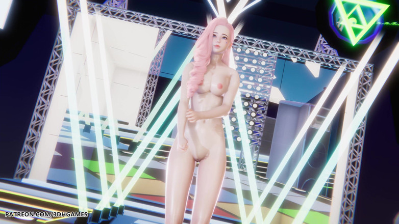 3D-Hentai Games: Ммд двічі - я не можу зупинити мене, seraphine, сексуальний стриптиз, ліга легенд, хентай без цензури