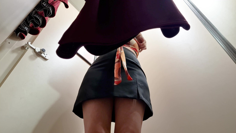 Mila Lewis: Try On - dresses outdoor locker room