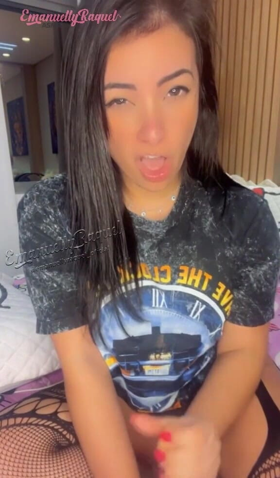 Emanuelly Raquel: Fetiš Páteční mačkání a fackování tvého ptáka