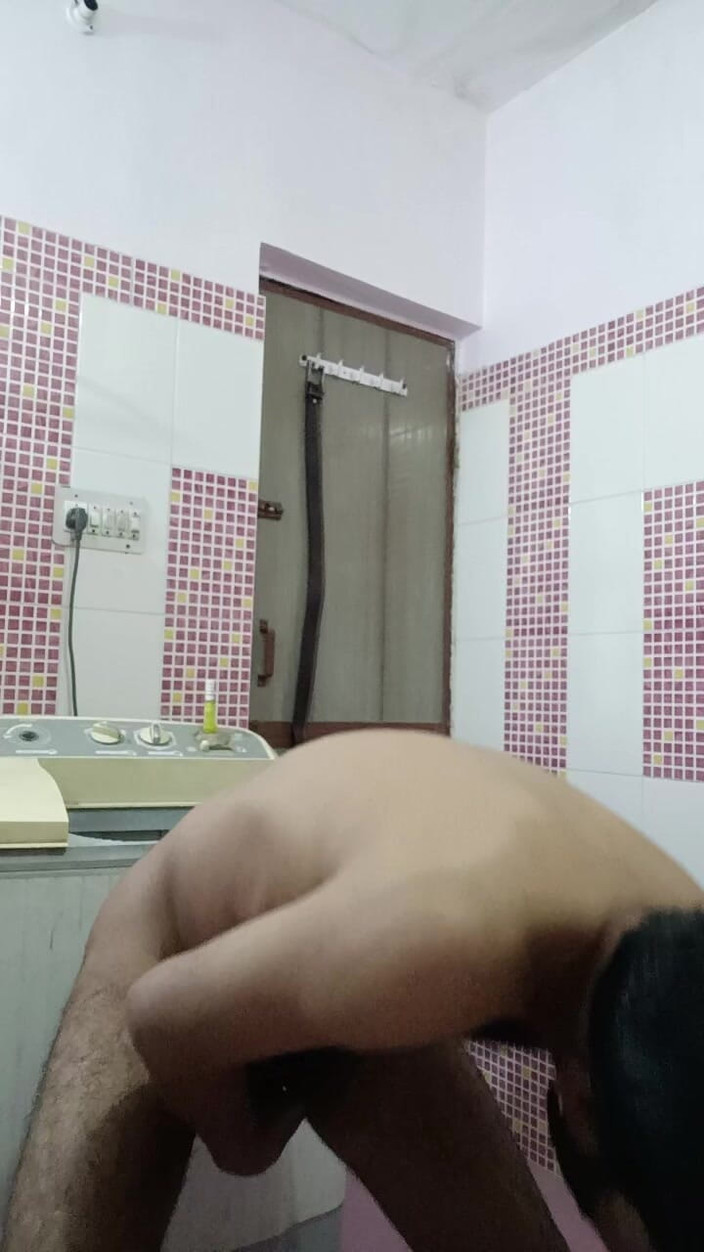 Rajasthani-old-lover: Penis seving od indického muže