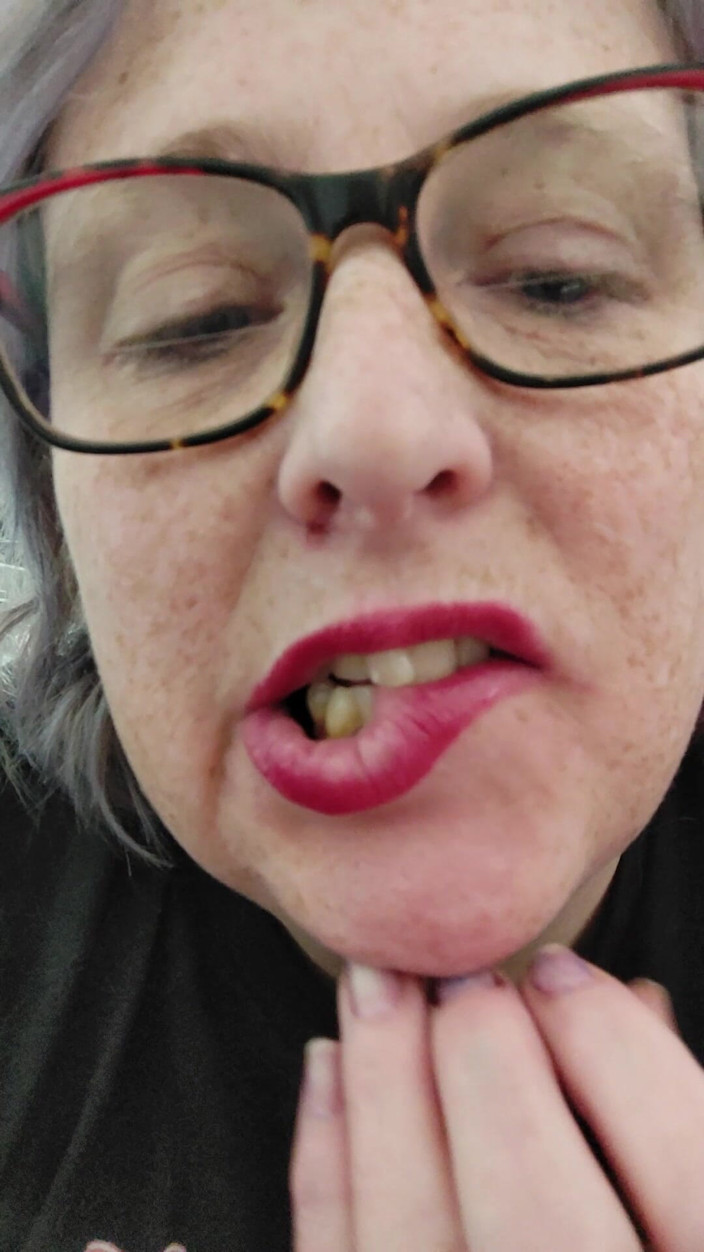 AngYourDirtyCanadian: Close up of My Mouth and Tongue