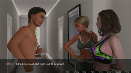 Visual Novels: Летний запах, часть 13 (сводный маршрут)