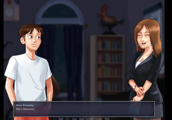 Dirty GamesXxX: Summertime saga: hot French teacher, and the girl from the...