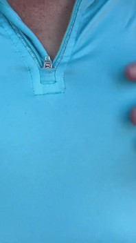 No Bra Super Cold Hard Nipples in Workout Gear