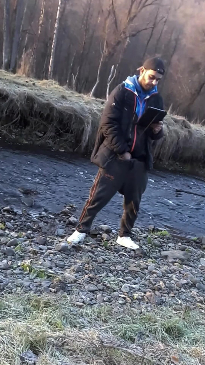 jerkofflover: 겨울에 자연 속에서 나를 쫓다