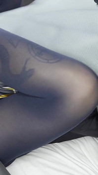 Mari Galore Treino de meia-calça de meia-calça sexo