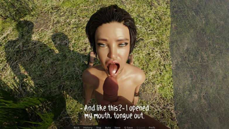 XXX Games Bunk: Anita Discoveries - геймплей - ролевая игра - Anita соблазняет своего отчима в кемпинговой поездке