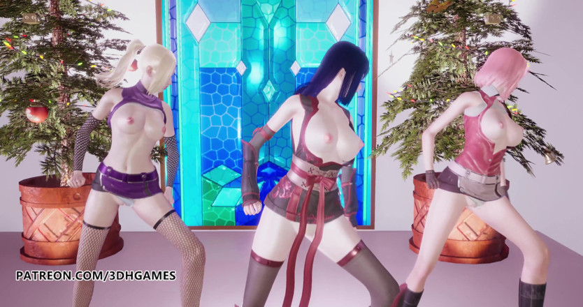 3D-Hentai Games: Twice - Feel Special แสตริปติส อิโนะ ซากุระ ฮินาตะ เต้นอีโรติก 3D นารูโตะ เฮ็นไท