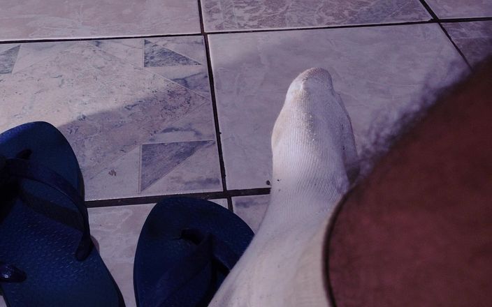 Stink HairyMale: Pas de massage des pieds de sperme qui pète