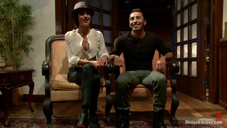 Divine Bitches by Kink: Maitresse Madeline Cuckolds Her Boyfriend with a Woman!