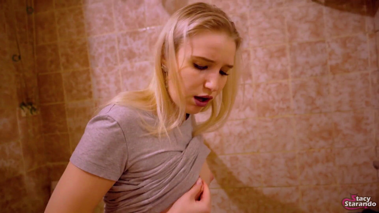 Stacy Starando: Teen Girl Rubs Her Pussy in Panties on Various Pieces...