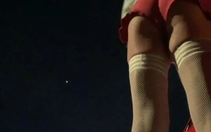 CindieLove: 7 Mins of Ass, Long Sexy Legs, Thigh-highs, Loves Truck...